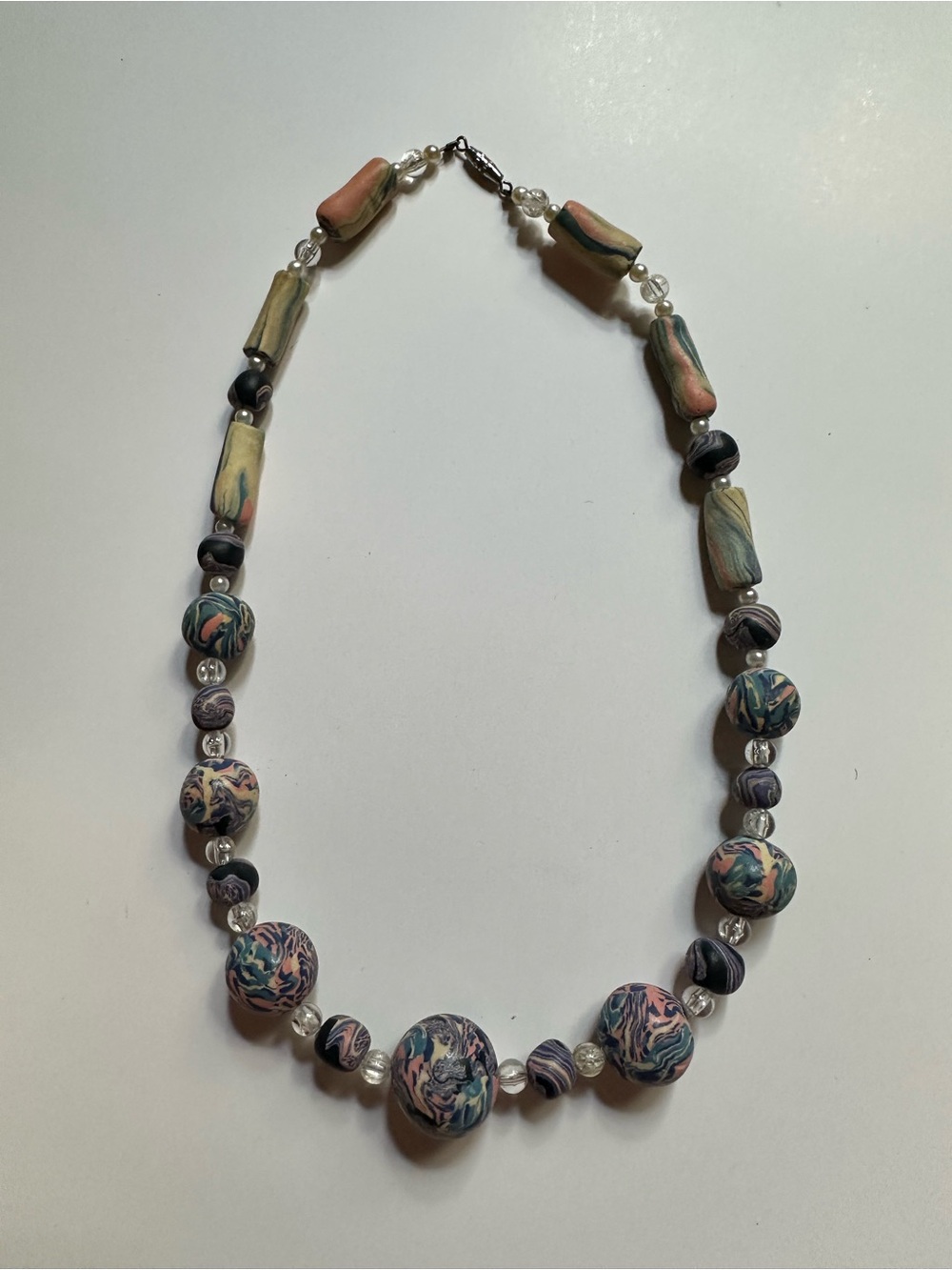 ✨5/$25 Polymer Clay Bead Necklace